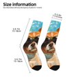 thumbnail image 2 of Rocae Funny Swimming Chihuahua for Girls Boys Crew Socks,Children's Socks, Kids Socks, Toddler Socks: Daily Wear with Kids School Uniform, 2 of 5