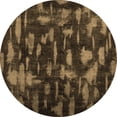 thumbnail image 1 of Ahgly Company Indoor Round Persian Brown Bohemian Area Rugs, 5' Round, 1 of 4