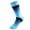 Light blue, variant on Fesfesfes Men's Mid-rise Socks Striped Printed Street Hip-hop Socks All-season Skateboard Socks