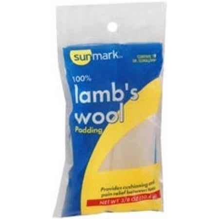 Sunmark Lambs Wool Padding 19 Inch, 0.37 oz