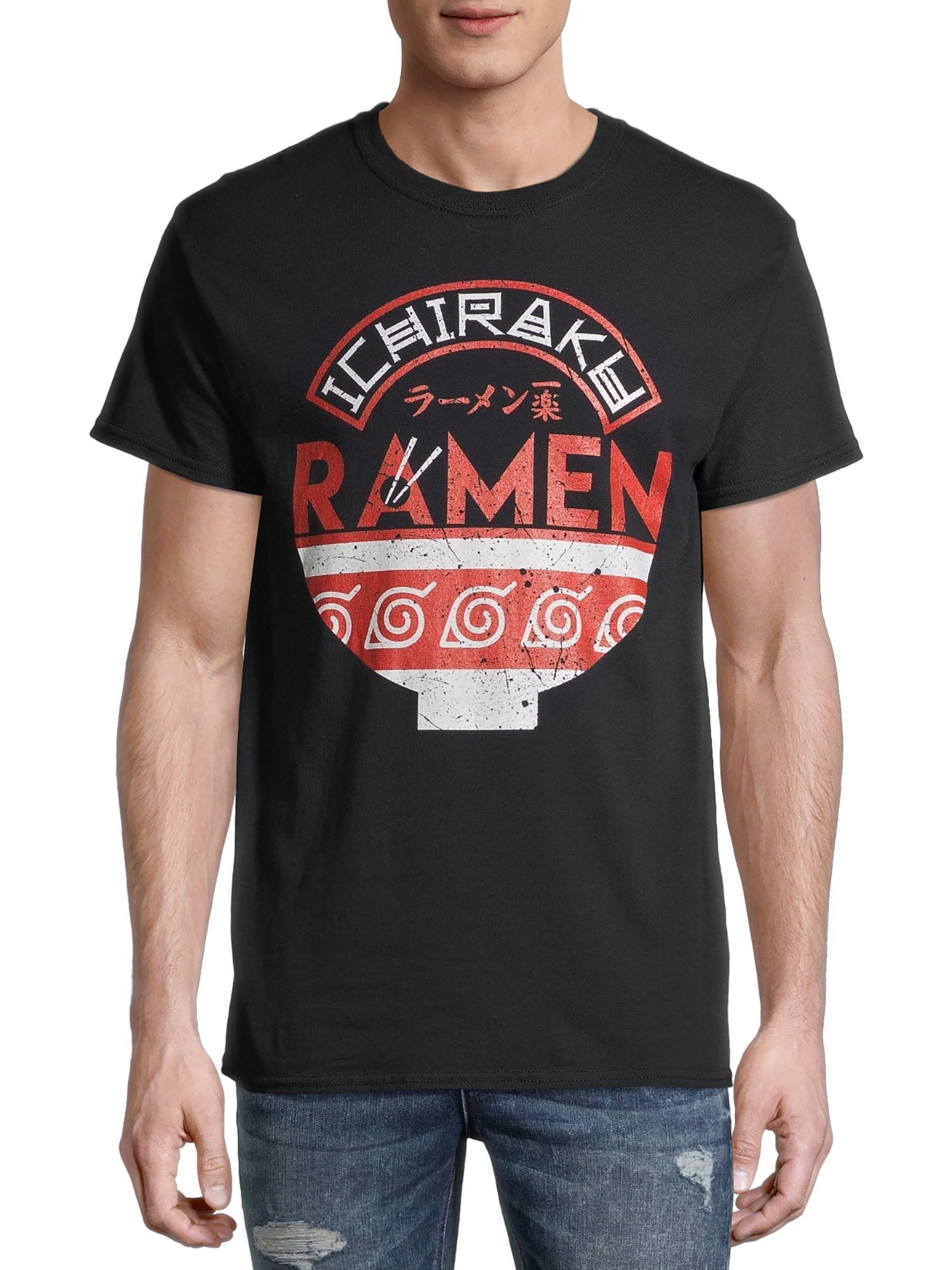 Naruto Ichiraku Ramen Men s And Big Men s Graphic T Shirt Walmart