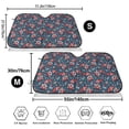 thumbnail image 3 of Kdxio Gnome Love USA Print Windshield Sun Shade,UV Rays and Sun Heat Protection,Sunshade for Car Windshield,Car Shade Front Windshield - Medium, 3 of 6