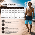 thumbnail image 7 of Beautiful Giant Polyester Spandex Men's Swim Trunks No Liner Quick Dry Board Shorts Zipper Pocket 9.5" Inseam, 7 of 7