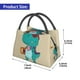 thumbnail image 2 of Balery Cool Dino Playing Skateboard Bolsa de Aislamiento Portátil – Bolsa de Almuerzo con Forro de Aluminio Mejorado, Funda Impermeable y Fácil de Limpiar para Picnic y Caja de Almuerzo, 2 of 6