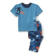 Faded Glory - Boys' 2 Piece Skater Pajama Set
