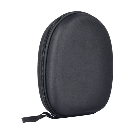 CIMAXIC Sac Noir en EVA pour Écouteurs Portables, Durable, Grand Sac de Rangement pour Écouteurs Sans Écouteurs, 8,66 Pouces X 7,48 Pouces X 2,56 Pouces