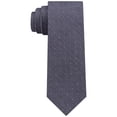 thumbnail image 1 of DKNY Cravate Mince Auto-Nouée Texturée pour Homme, Bleu, Taille Unique, 1 of 3