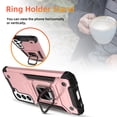 thumbnail image 5 of Liwarace Shockproof Metal Ring Stand Case for Samsung S22 Plus, Rose Gold, 5 of 6