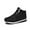 Black, variant on EGNMCR Men's Ankle Boots Winter Men And Women Couples Warm Cotton Shoes And Snow a shoe