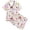 White, variant on HNMKIU Girls Birthday Cake Print Short Sleeve Pajama Set with Button Down Top and Comfy Shorts for Play or Bedtime White,6-7 Years