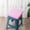 Pink#5, variant on Linen Dining Chair Cushion Square 30x30x2.5cm | High-Density Sponge Padding | Non-Slip Washable Removable Cover | Comfortable Indoor Kitchen Seat Pad | Multiple Colors