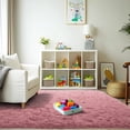thumbnail image 5 of Socofuz 8x10ft Large Fluffy Rug, Soft Scandinavian Light Luxury Premium Carpets for Living Room Kids Rooms Dormitory Home Decor, Blush Pink, 5 of 7