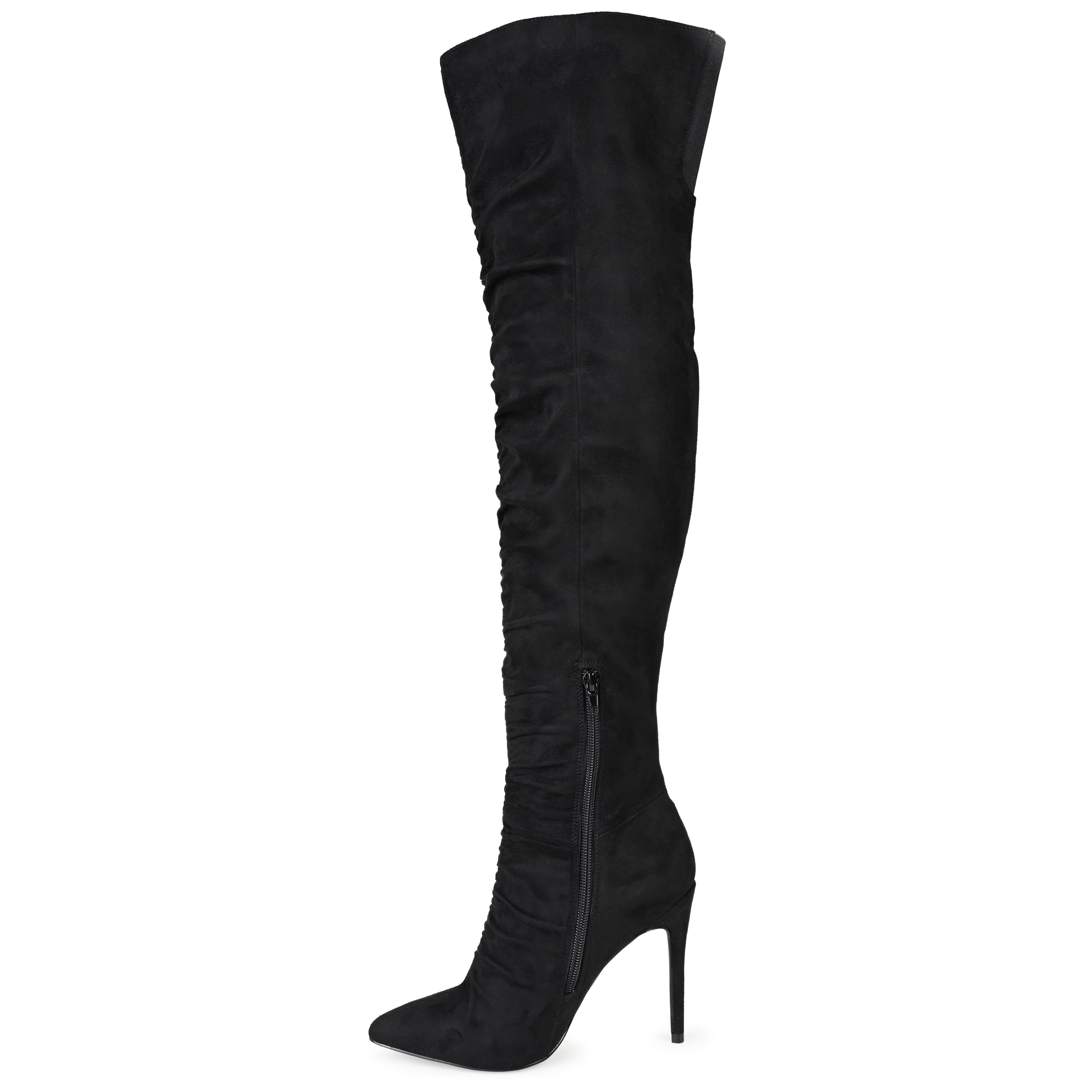 Brinley Co. Womens Tru Comfort Foam™ Extra Wide Calf Over The Knee Boot