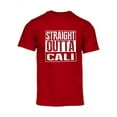 thumbnail image 1 of Mens Straight Outta Cali Short-Sleeve T-Shirt - Red - Medium, 1 of 1