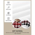 thumbnail image 2 of Dining Room Chair Seat Covers Set of 4, Red Merry Christmas Happy New Year Removable Stretch Chair Seat Cushion Slipcovers Protector for Holiday Party Decoration Retro Buffalo Black and White Plaid, 2 of 5