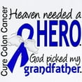 thumbnail image 2 of CafePress - Colon Cancer Heavenneededhero1.1 Infant Bodysuit - Baby Light Bodysuit, Size Newborn - 24 Months, 2 of 4