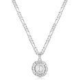 thumbnail image 1 of ORUYROP Collier Initial pour Femmes Filles, Pendentif Lettre Rond Plaqué Or 14K Monogramme Majuscule Chaîne Alphabets de A-Z Bijoux Cadeaux, 1 of 7