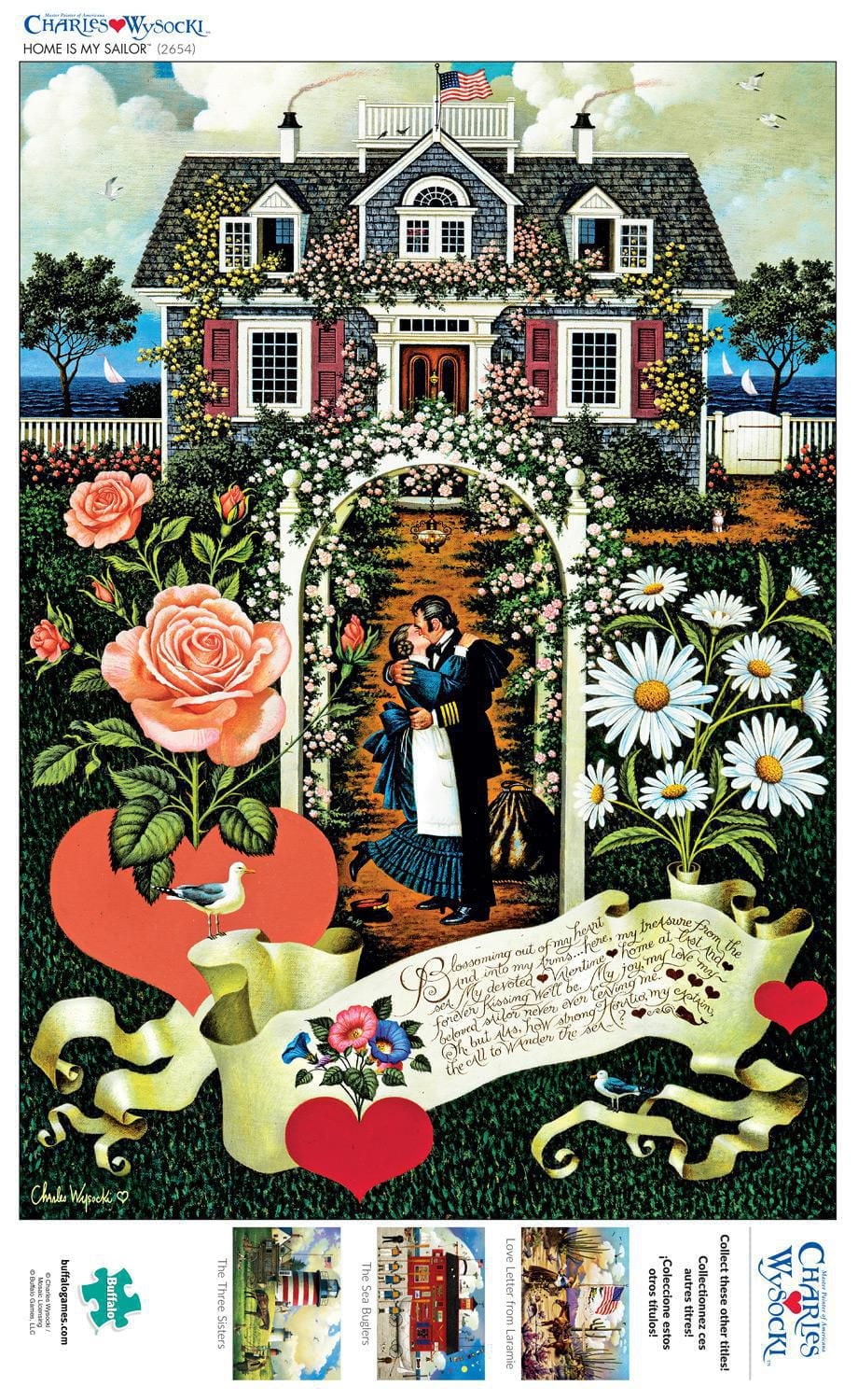 Buffalo Games Le puzzle Charles Wysocki Home is my Sailor en 300 pièces