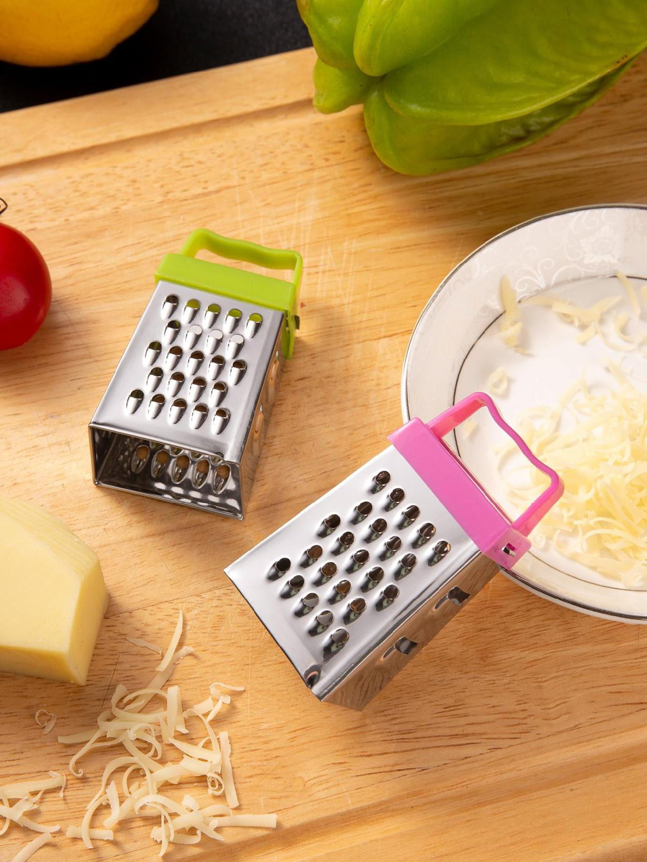 1pc Stainless Steel Mini Cheese Grater, Creative Random Color