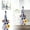 B, variant on Adorable Cloth Standing Cow Figurine with Sunflower Design Desktop Ornament for Home Office Shelves and Tabletop Displays B Color