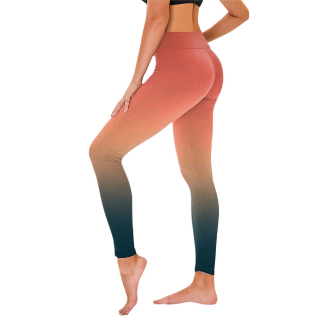 B91xZ Leggings Taille Haute pour Femmes, Collants Extensibles Taille Haute pour Femmes, Rouge Pastèque TG
