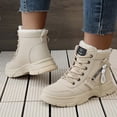 thumbnail image 5 of LSLJS Womens Snow Boots Versatile Warm High-top Snow Boots Cotton Shoes Velvet Work Boots, 5 of 5