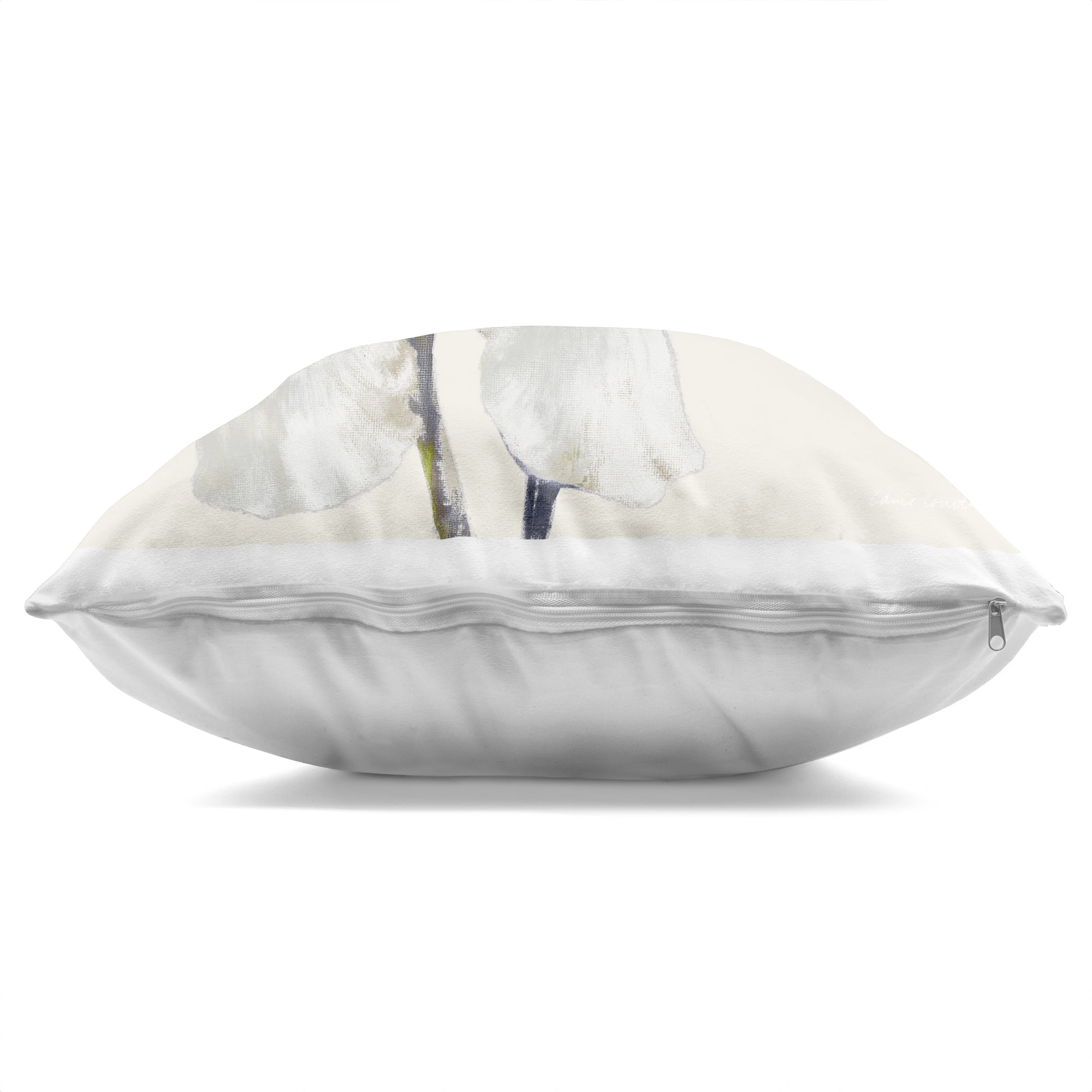 Stupell Industries Neutral Irises at Dawn Decorative Printed Throw Pillow, design by Lanie Loreth