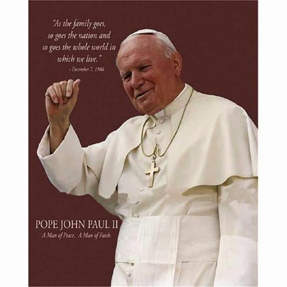 Hot Stuff 3002-16x20-JP Pope John Paul II Waving Poster
