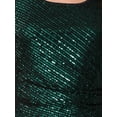 thumbnail image 5 of INSPIRE CHIC Women's Sequin Dress Cocktail Formal Sleeveless Backless Midi Bodycon Sparkly Dresses S Black, 5 of 6