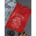thumbnail image 3 of Mystical Mushroom Dream Shaped T-Shirt Women -Image by Shutterstock, Female XX-Large, 3 of 4