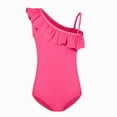 thumbnail image 5 of kpoplk Girls One Piece Swimsuit Quick Dry Beach Swimwear Bathing Suit 2-12 Years(Hot Pink,11-12 Y), 5 of 5