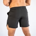 thumbnail image 6 of Sngxgn Men's Short Casual Button up Summer Beach Shorts(Black,M), 6 of 6
