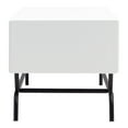 thumbnail image 6 of Furniture of America Estee 2-Drawer Wood Indoor Coffee Table, White Pure, 6 of 8