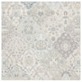 thumbnail image 5 of SAFAVIEH Glamour Charmaine Floral Wool Area Rug, Grey/Blue, 10' x 14', 5 of 9