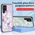 thumbnail image 3 of Allytech Galaxy S22 Ultra, Blossom Series Soft TPU Rubber Back Shell Anti-scratch Bumper Drop Protective Case for Samsung Galaxy S22 Ultra 6.8-inch 5G Phone - Green, 3 of 8
