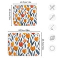 thumbnail image 3 of Flowers and Floral Dish Drying Mat Dish Drainer Rack Mats Water Absorbent Non-Slip Easy Clean Heat Resistant for Kitchen Counter, 3 of 8