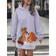 thumbnail image 1 of Sudadera con capucha de animales de Disney para mujer, moda Retro de Dálmatas, sudadera de dibujos animados, Jersey Harajuku lindo, vestido con bolsillo, Top, 1 of 4