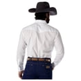 thumbnail image 3 of Wrangler Mens White Big/Tall Snap Dress Shirt, 3 of 9