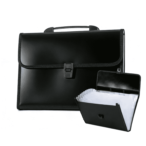 Olakula Expanding File Folder Organiser with Handle, 13 Pockets Accordion File Organiser,for Paper A4