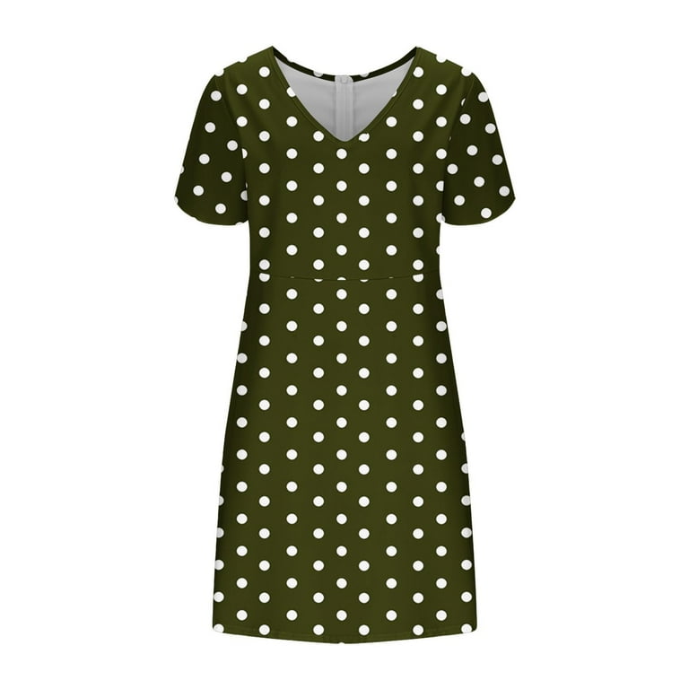 Ovbmpzd Women's Dresses Satin Green Mini Dress Short Sleeve V Neck Dresses Womens Formal Dresses M, Size: Medium Ovbmpzd Women's Dresses Satin Green Mini Dress Short Sleeve V Neck Dresses Womens Formal Dresses M, Size: Medium