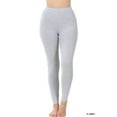 thumbnail image 4 of 3 Packs of Zenana Women Premium Cotton High Waist Full Ankle Length Leggings, 4 of 4