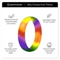 thumbnail image 4 of Double Rainbow Breathable Silicone Ring 4mm Bandwidth, 4 of 4