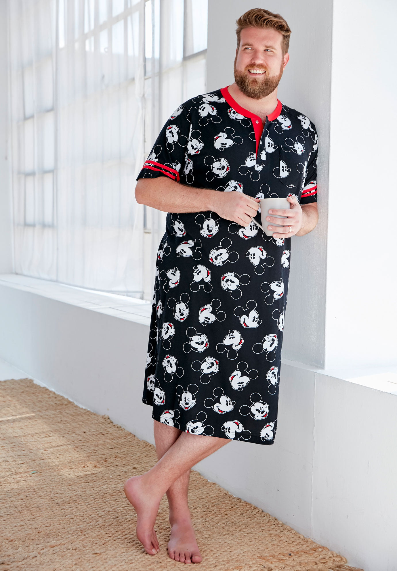 KingSize Mens Big /& Tall Novelty Nightshirt Pajamas