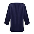 thumbnail image 4 of Sakmal Winter Jacket for Women Cover-Up Elbow-Length Blue Cardigan Solid Flowy Loose Fit Womens Jacket, 4 of 5