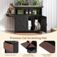 thumbnail image 5 of Black 40-50 Gallon Aquarium Stand with Cat Litter Box Enclosure, 5 of 9