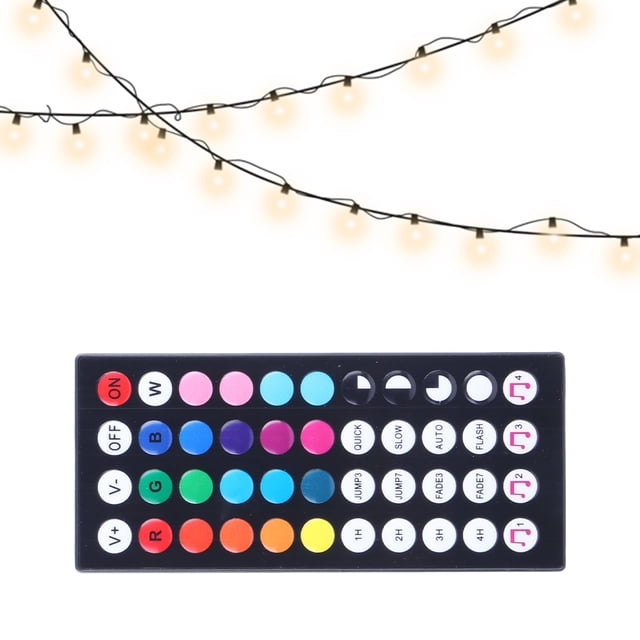 Caja Control IR RGB Controlador LED 44/24 Teclas DC 12V para Luces