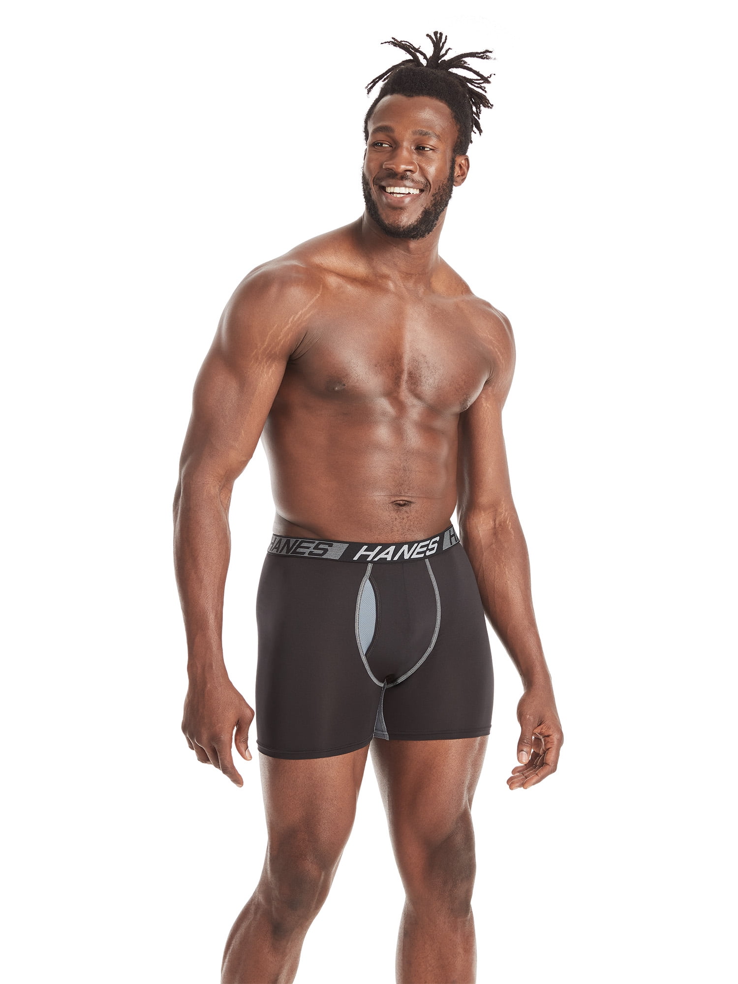 Hanes Men Long Leg Boxer Briefs Premium Underwear, 2 Pack – Large Size  36-38 – St. John's Institute (Hua Ming)