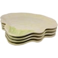 thumbnail image 4 of Ebros Kitchen Cauliflower Steak Shaped Serving Plates or Dish Platters SET OF 4, 4 of 4