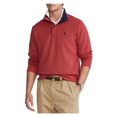 thumbnail image 2 of Polo Ralph Lauren Men’s, 1/4 Snap Double-Knit Mockneck Sweatshirt, Red HTR, XXL, 2 of 2