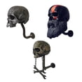 thumbnail image 3 of Skull Shape Hel Met Stand Resin Hats Motorcycle Hel Met Holder Rack For Home, 3 of 4